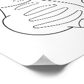 Tabby Catカラーリングページ ポスター (角)