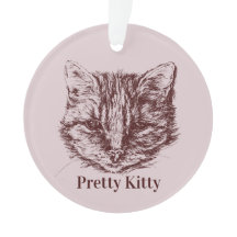 Tabby Catスケッチカスタムの色パーソナライズされた名