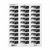 Tabby cat住所 シール (フルシート)