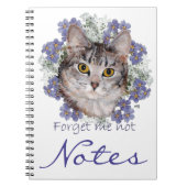 Tabby Cat忘れ Not ノートブック (正面)