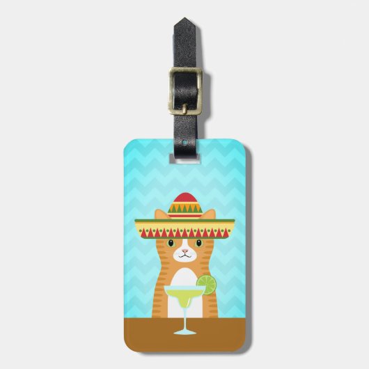 Tabby Cat荷物タグ ラゲッジタグ (正面縦)