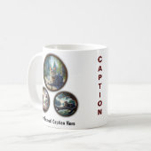 Tabby Cat 6イメージコーヒーマグデザイン コーヒーマグカップ (正面左)