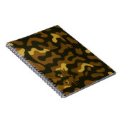 Tabby Cat Camouflage Art ノートブック (右側)