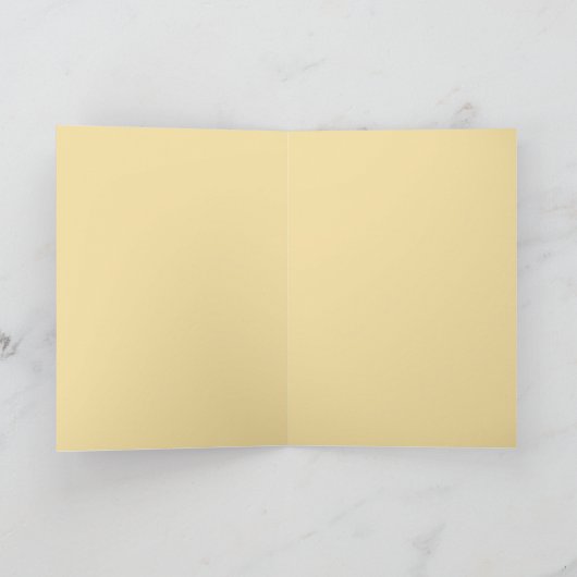 Tabby Cat Cute Yellow Iris Valentines Wifes Name カード (内部)