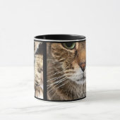 Tabby Cat Face and Paws - Funny Feline Design マグカップ (中央)
