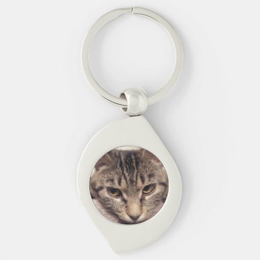 Tabby Cat-Instagram by Shirley Taylor キーホルダー (正面)