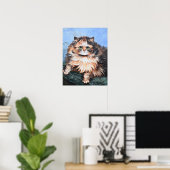 Tabby Cat, Louis Wain ポスター (ホームオフィス)