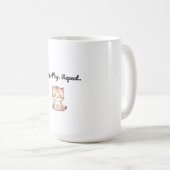 Tabby Cat Mug – Cozy Cartoon Cup for Cat Lovers & コーヒーマグカップ (正面右)