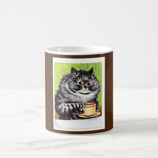 Tabby Cat Mug、Louis Wain コーヒーマグカップ (中央)