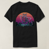 Tabby Cat Retro Premium Tシャツ (デザイン正面)