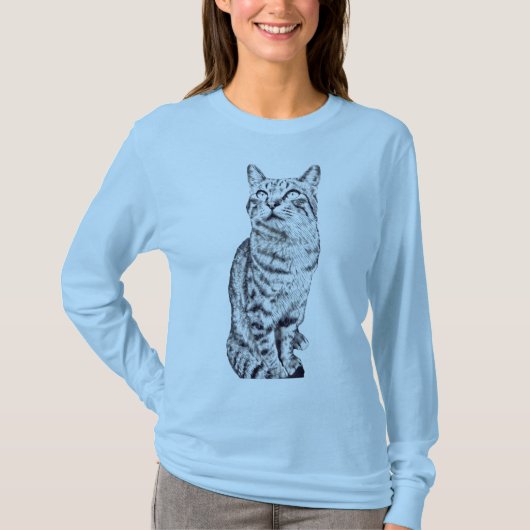 tabby cat tシャツ (正面)