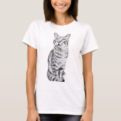 tabby cat tシャツ (正面)