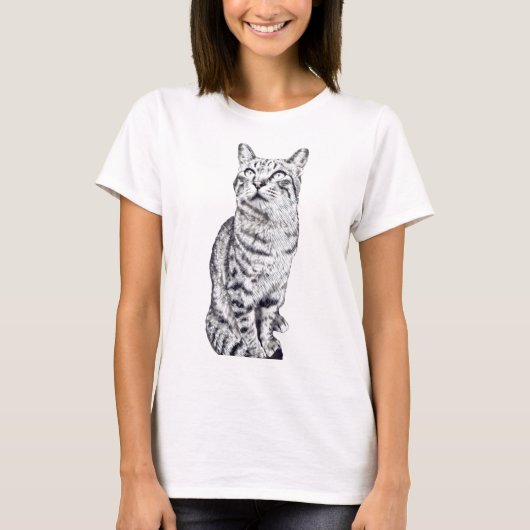 tabby cat tシャツ (正面)