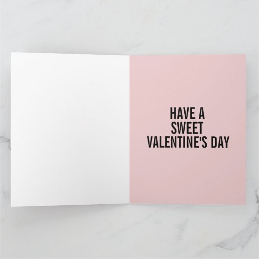 TABBY CAT VALENTINE'S DAY Greeting Card カード (内部)