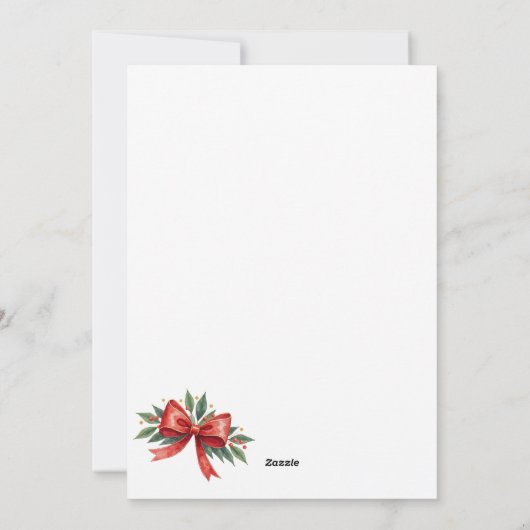 Tabby Cats in Preppy Winter Attire and Hat Winter シーズンカード (裏面)