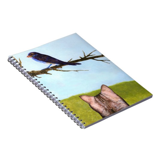Tabby Cats Talk to Birds ノートブック (右側)