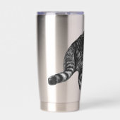 Tabby Glow by Winter Window 保温保冷タンブラー (正面)