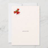 Tabby Kat Christmas Greetings Card 招待状 (裏面)