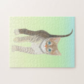 Tabby Kitten 11x14 Puzzle ジグソーパズル (横)