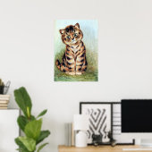 Tabby Kitten, Louis Wain ポスター (ホームオフィス)