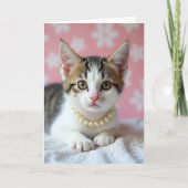 Tabby Kitten Mothers Day Card カード (正面)