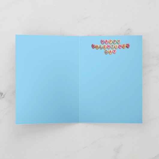 Tabby Kitten Valentine's Day Card シーズンカード (内部)