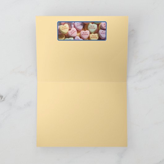 Tabby Kitten Valentine's Day Card シーズンカード (内部)