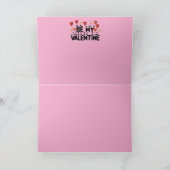 Tabby Kitten Valentine's Day Card シーズンカード (内部)