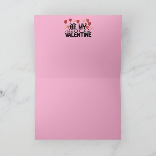 Tabby Kitten Valentine's Day Card シーズンカード (内部)