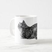 Tabby Loaf, Soft Texture コーヒーマグカップ (正面左)