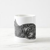 Tabby Loaf, Soft Texture コーヒーマグカップ (中央)