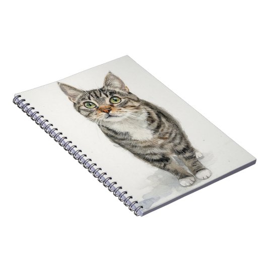 Tabby Muse Spiral Notebook ノートブック (右側)