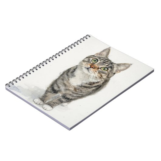 Tabby Muse Spiral Notebook ノートブック (左側)