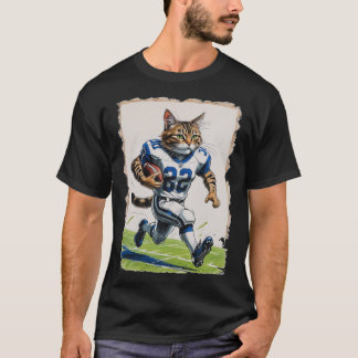 Tabby the Cat playing American Football! Tシャツ
