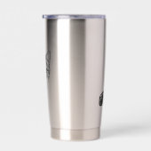 Tabby Under Snowlight Glow 保温保冷タンブラー (右面)