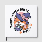 Tabby Witch Brew – Cute Halloween Cat Design ゲストブック (正面)
