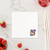 Tabby Witch Brew – Cute Halloween Cat Design スタンダードカクテルナプキン (インサイチュ)