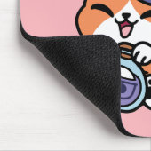 Tabby Witch Brew – Cute Halloween Cat Design マウスパッド (コーナー)