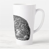 Tabby with Paws Tucked カフェラテマグ (右)