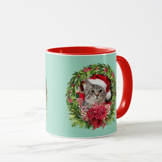 Tabby Wreath マグカップ (正面右)