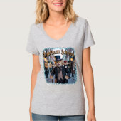 Tabbynezer Scrooge Illustration – Tabby Scrooge Tシャツ (正面)