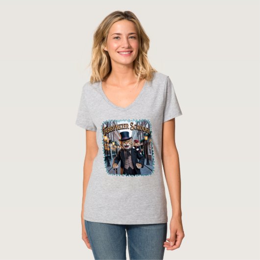 Tabbynezer Scrooge Illustration – Tabby Scrooge Tシャツ (正面フル)