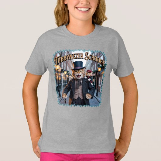 Tabbynezer Scrooge Illustration – Tabby Scrooge Tシャツ (正面)