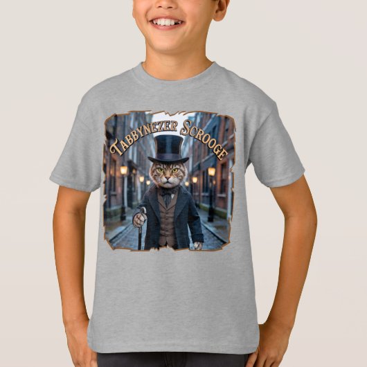 Tabbynezer Scrooge Photographic – Tabby Scrooge Tシャツ (正面)