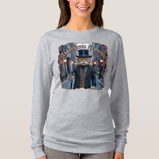 Tabbynezer Scrooge Photographic – Tabby Scrooge Tシャツ (正面)