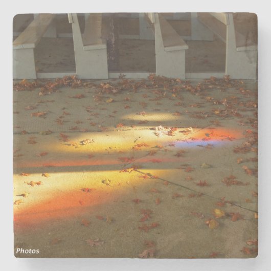 Tabernacle葉のと光 – Martha's Vineyard ストーンコースター (正面)