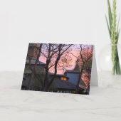 Tabernacle and Church Sunrise - Martha's Vineヤード カード (正面)