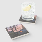 Tabernacle and Church Sunrise - Martha's Vineヤード ストーンコースター (横)