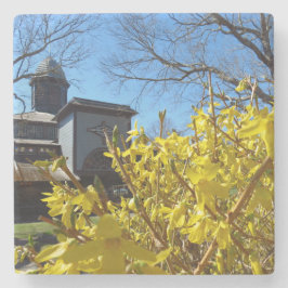 Tabernacle and Forsythia – マーサのブドウ畑 ストーンコースター