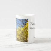 Tabernacle and Forsythia – マーサのブドウ畑 ボーンチャイナマグカップ (正面)